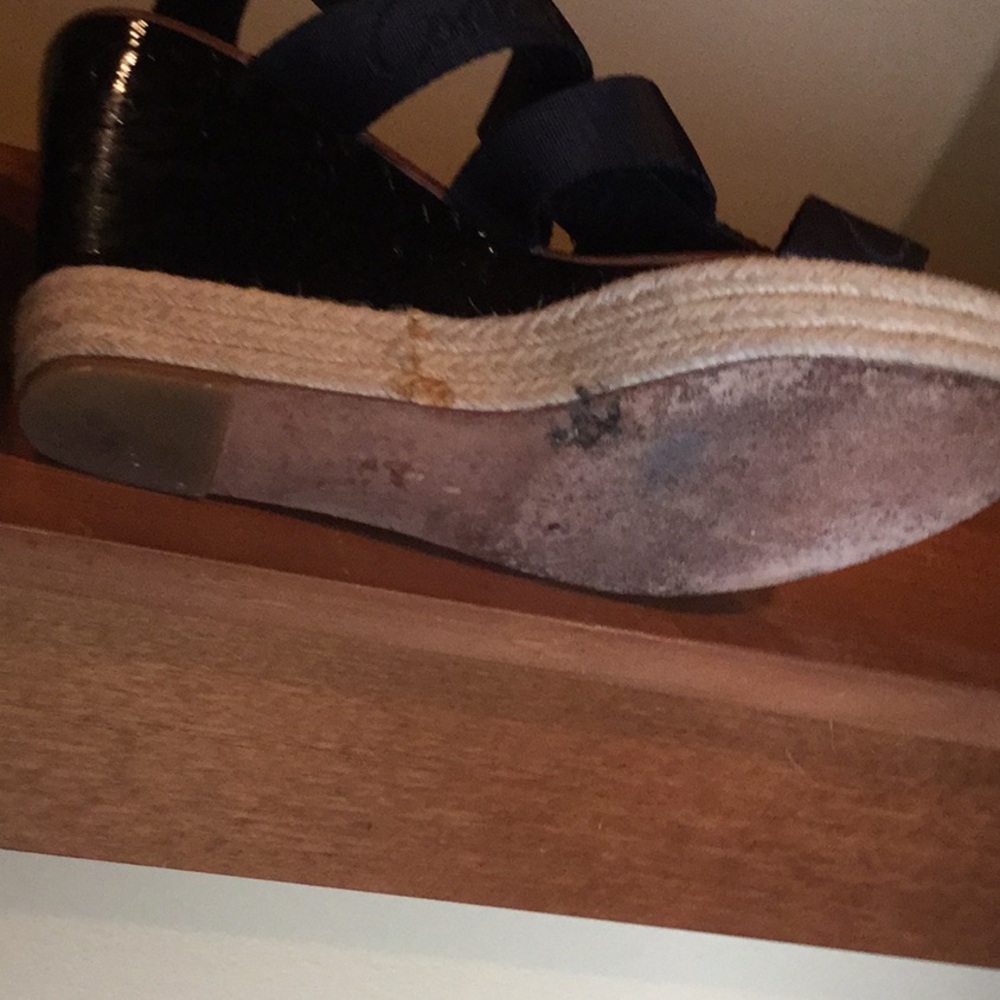 Coach High wedge heel sandal brunch chic travel mother day brunch shopping walk - Picture 11 of 13